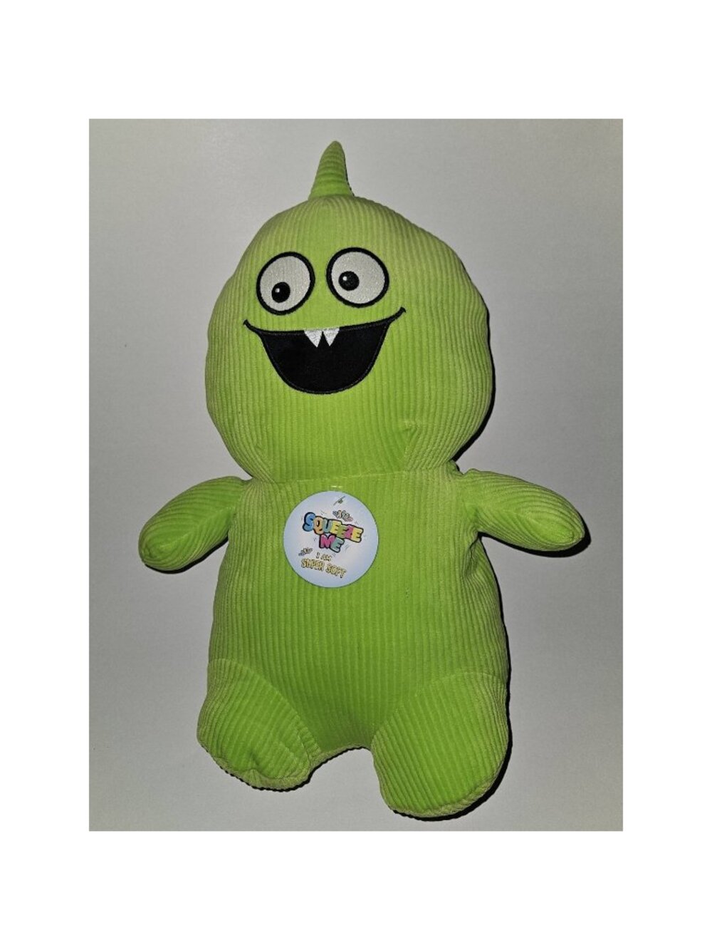 Homerbest Green Halloween Monster Plush 18" Stuffed Toy Alien Ribbed w/TAG